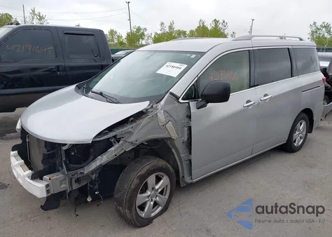 2014 Nissan Quest Sv z USA, uszkodzony, nr VIN JN8AE2KP3E9104484